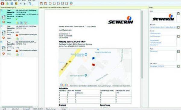 WaterCom Software Screenshot