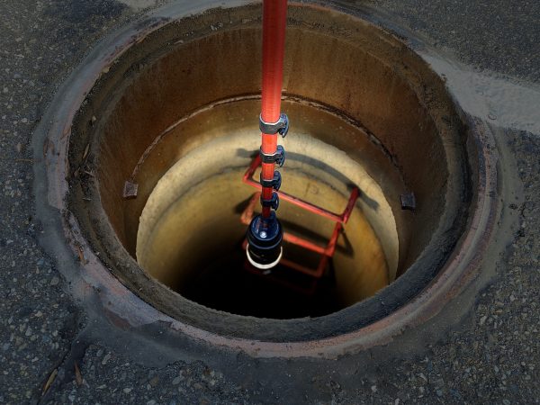 RVPro360 on pole in manhole 1